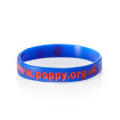 Bracelet en silicone avec logo en creux personnalisé pour la promotion